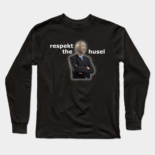 Respekt the husel Long Sleeve T-Shirt by kareemelk